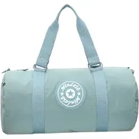 Mindesa Sac de voyage bleu clair / blanc
