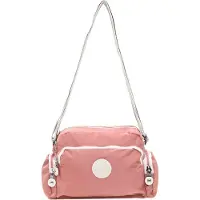 Mindesa Sac à bandoulière rose / blanc