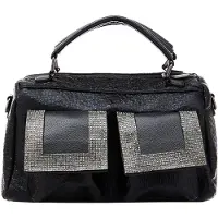 NAEMI Sacs à main noir / argent