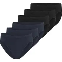 Schiesser Slip 'Uncover' bleu foncé / noir