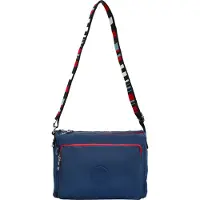 Mindesa Sac à bandoulière marine / bleu clair / rouge