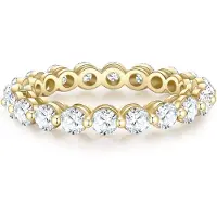 Glanzstücke Bague jaune d'or / transparent