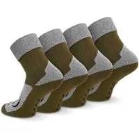 Normani Chaussettes gris chiné / olive / noir
