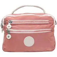 Mindesa Sac à bandoulière rose / blanc
