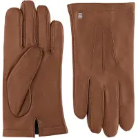 Roeckl Gants 'WIEN' camel / marron / cognac / brun foncé