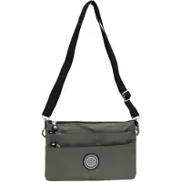 Mindesa Sac à bandoulière vert foncé / noir