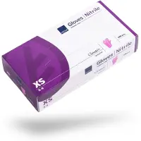 Abena Gants d'examen, Classic Sensitive, XS, rose, nitrile, sans poudre - (100 pcs.) (XS)