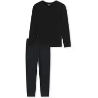 Schiesser Pyjama long noir