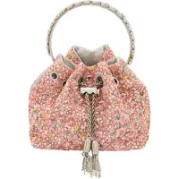NAEMI Poche ventrale turquoise / jaune / rose / argent