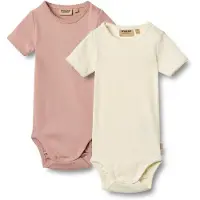 Wheat Barboteuse / body 'Elisa' rose / rose ancienne
