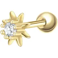 Glanzstücke Boucles d'oreilles jaune d'or