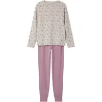 TWO SOON Pyjama vert / rose ancienne