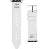 GUESS - Silikonový Åemínek pro Apple Watch (38 - 41 mm) - White CS2022S1, Sangles de montre, Blanc
