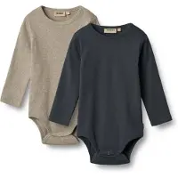 Wheat Barboteuse / body bleu marine / taupe