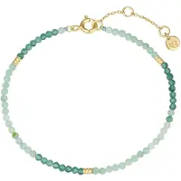 Glanzstücke Bracelet jaune d'or / vert / vert clair