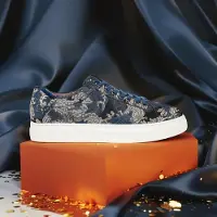 Lureaux Silent Blue Tsunami Sneakers - - Chaussures élégantes et colorées avec ou sans motif - pour hommes