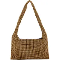 NAEMI Sac bandoulière or / noir