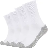 Camano Chaussettes de sport gris / blanc
