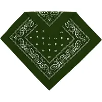 Normani Foulard olive / blanc