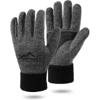 Normani Gants 'Hamilton' gris / noir