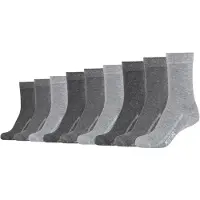 Mustang Chaussettes 'True Denim' anthracite / graphite / gris clair / gris chiné