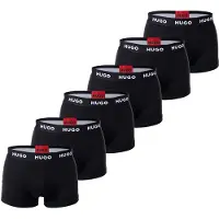 HUGO Boxers rouge / noir / blanc