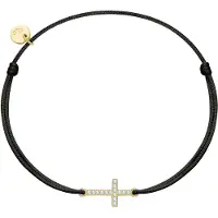 Glanzstücke Bracelet jaune d'or / noir