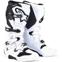 Alpinestars Tech 7 Bottes de motocross Blanc/Noir 07 homme