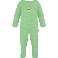 Normani Barboteuse / body 'Levin' vert / blanc