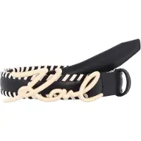 Karl Lagerfeld Ceinture 'Signature' noir