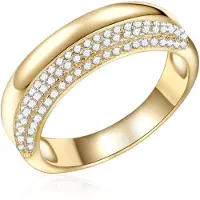 Rafaela Donata Bague or / transparent
