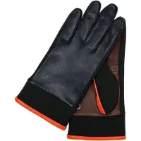 Kessler Gants 'Stella' brun foncé / orange foncé / noir