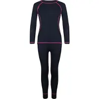 TROLLKIDS Merino Long Sleeve Base Layer Set Noir 104 cm Enfants