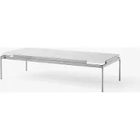 &tradition Sett LN12 Table Basse Bianco Carrara