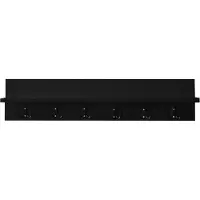 Vdd DMV - Porte-manteau - Porte-manteau mural - étagère de rangement - fonctionnel - élégant - noir