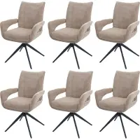 MCW Chaise de salle à manger -O78 (lot de 6)