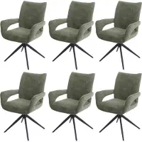MCW Chaise de salle à manger -O78 (lot de 6)