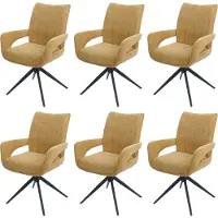 MCW Chaise de salle à manger -O78 (lot de 6)