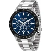 Sector 270 45 Mm Chronograph Watch Argenté Homme