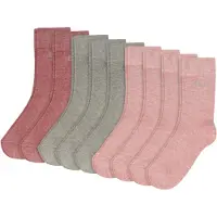 s.Oliver Chaussettes gris chiné / framboise / rosé