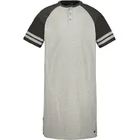 JP 1880 Regular Fit chemise de nuit gris, Unicolore