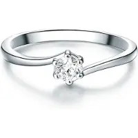 Trilani Bague argent / transparent