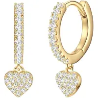 Glanzstücke Boucles d'oreilles or / transparent