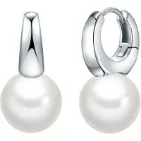Rafaela Donata Boucles d'oreilles argent / blanc perle