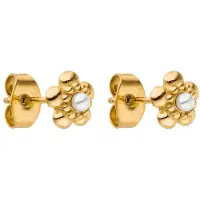Purelei Boucles d'oreilles 'Shiny Bloom' or