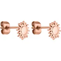 Purelei Boucles d'oreilles 'Solea' or rose
