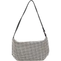 NAEMI Sac bandoulière noir / argent