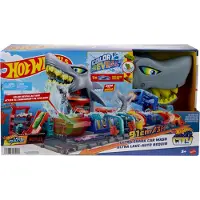 Hot Wheels City Ultra Shark Car Wash Multicolore Enfants