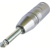 Neutrik 3-POLIGER XLR-KABELSTECKER AUF MONO 6.35mm KLINKENSTECKER