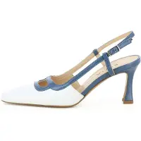 Evita Escarpins à bride arrière 'CARMELA' bleu